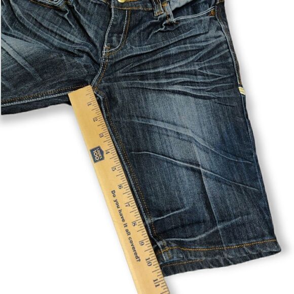 💥 COOGI AUSTRALIA DISTRESSED BLUE JEANS DENIM SHORTS SIZE 5/6 - Picture 6 of 9
